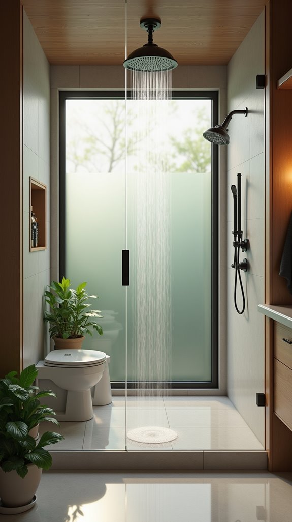 luxurious walk in shower design