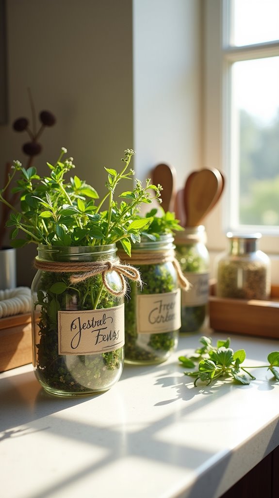 mason jar organization charm