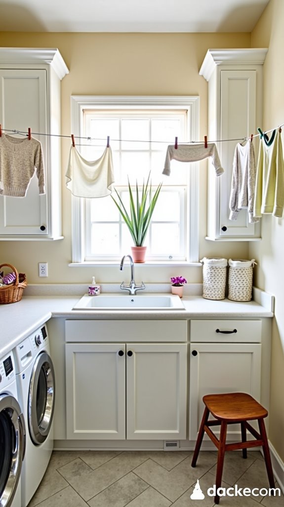 maximize laundry room space