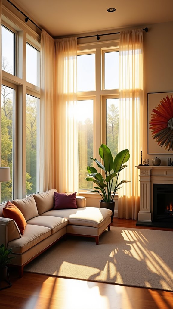 maximize living room brightness