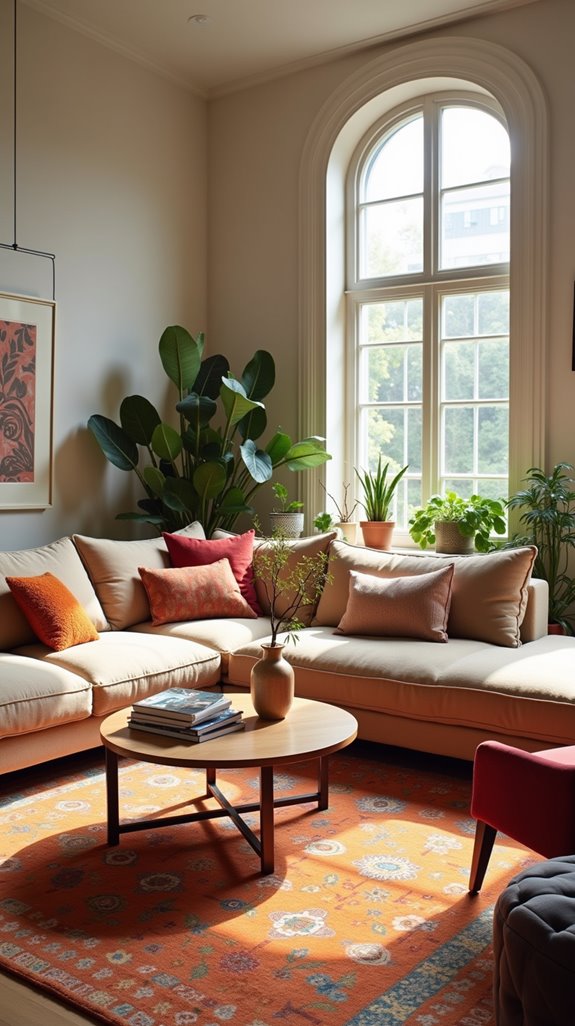 maximize seating with sectionals