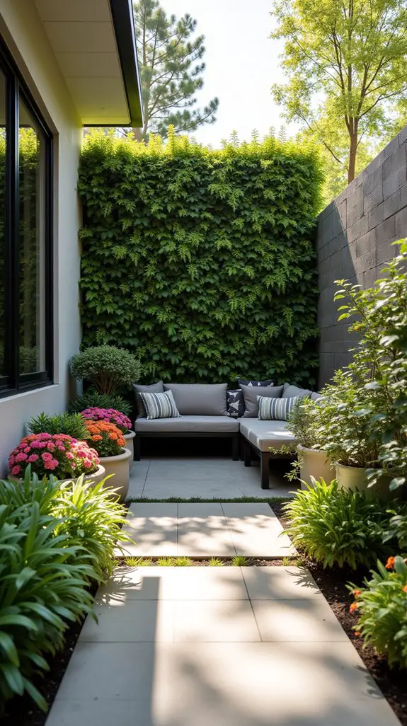 maximize space with living walls