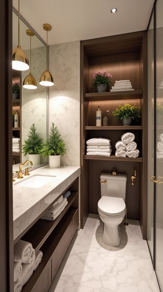 maximize toilet room functionality