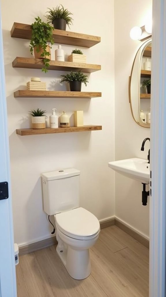 maximize vertical shelving space