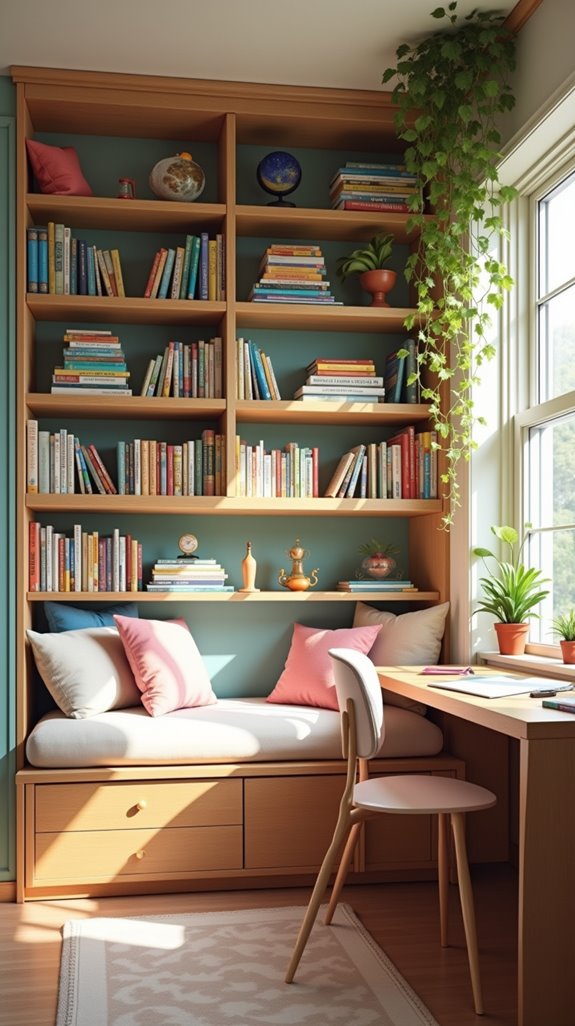 maximizing homeschool vertical shelving