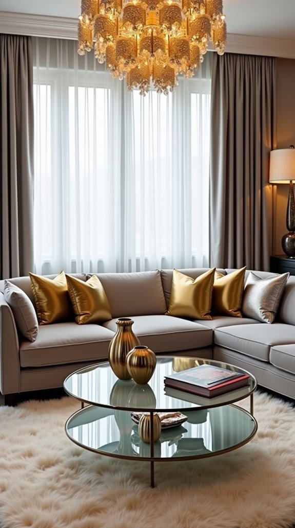 metallic d cor enhances elegance