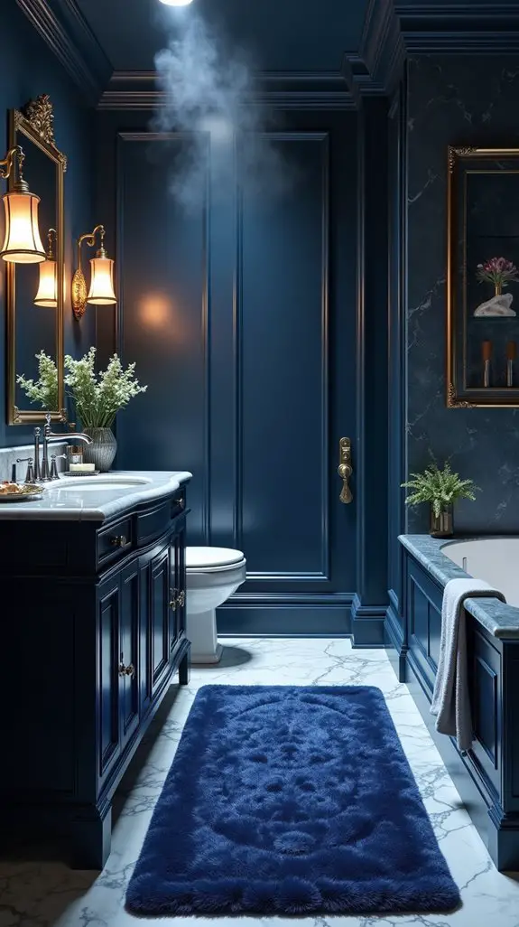 midnight blue rugs comfort style