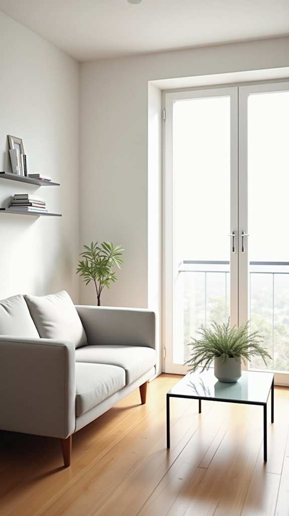 minimalist furniture enhances tranquility