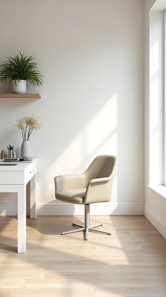 minimalist nail room design