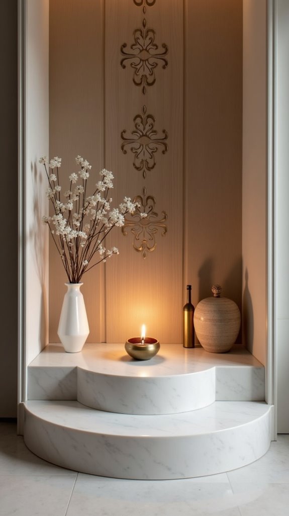 minimalist serene spiritual sanctuary