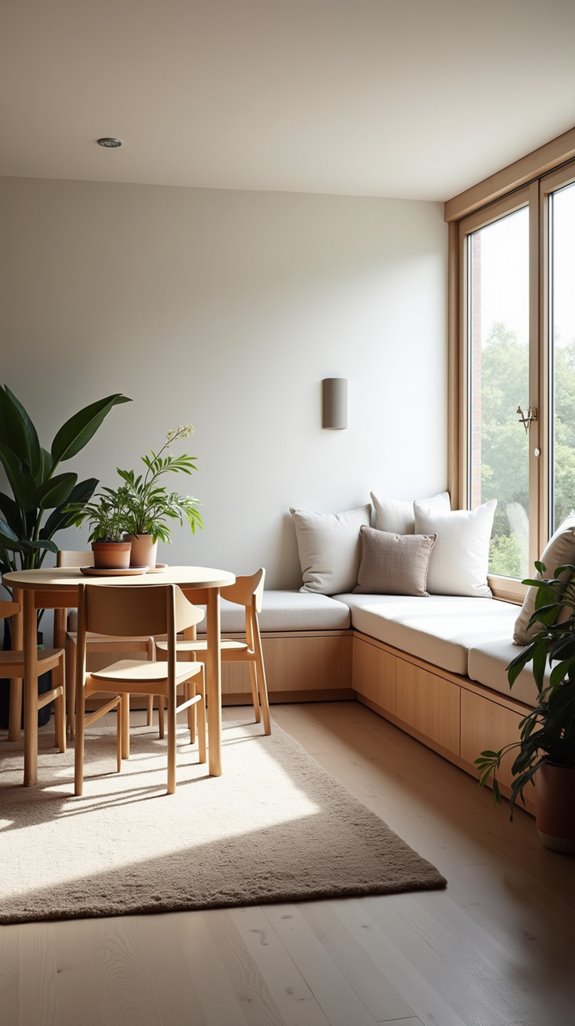 minimalistic multifunctional furniture choices