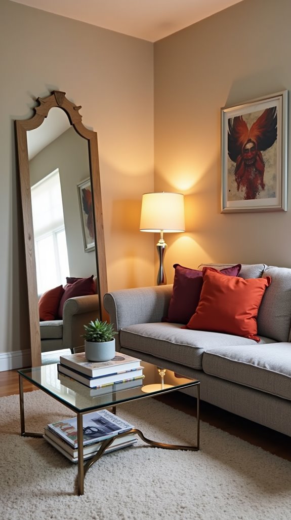 mirrors enhance living space