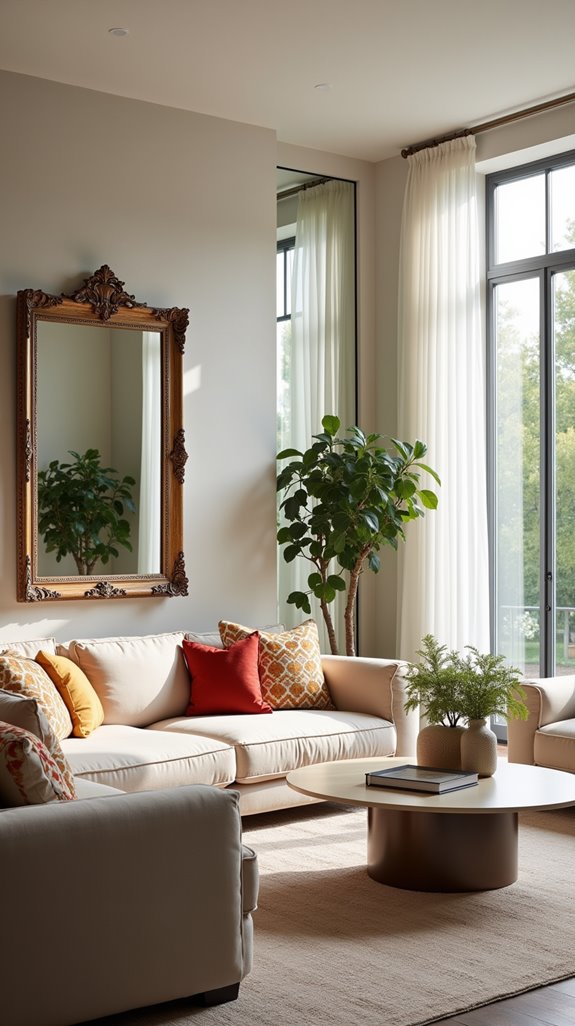 mirrors enhance living space