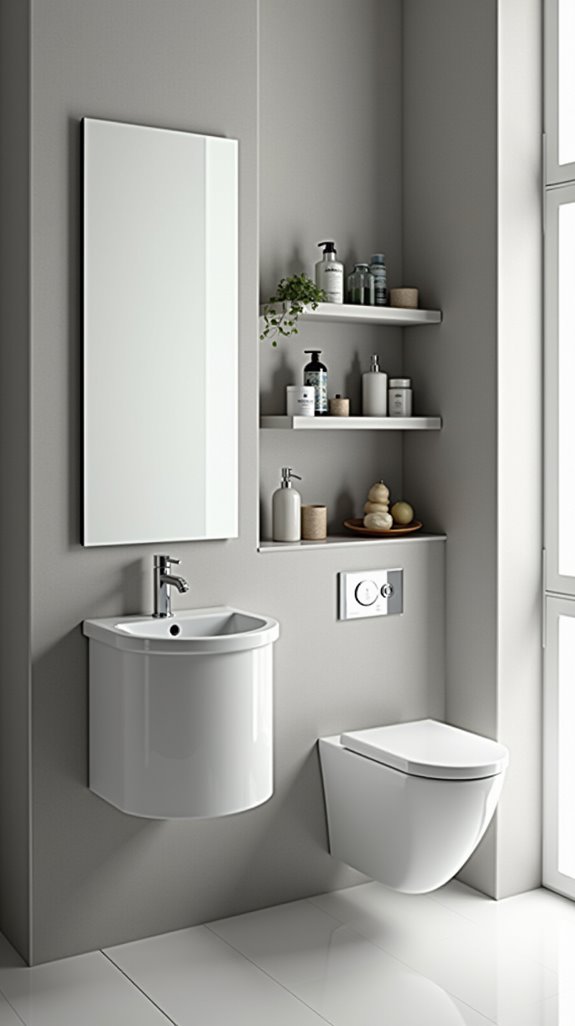 mirrors enhance small spaces