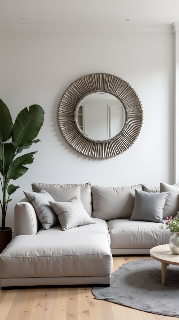 mirrors expand living spaces