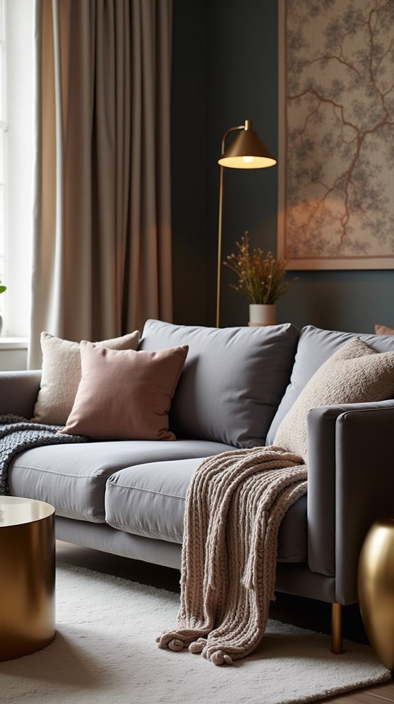 mix textures for warmth