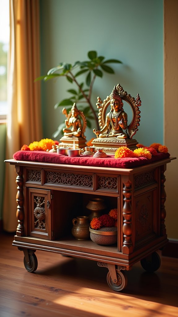 mobile spiritual sanctuary cart