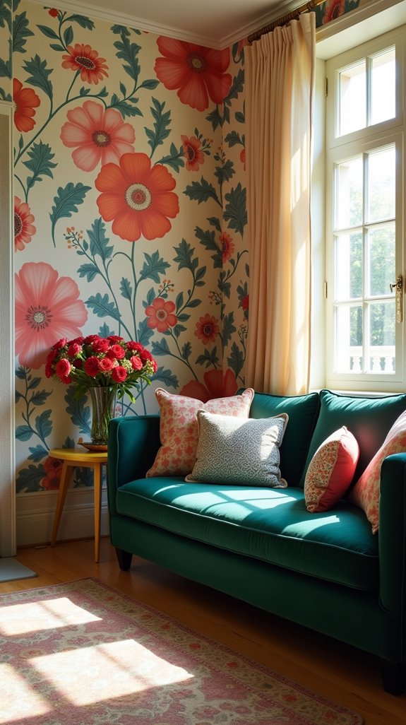 modern bold floral designs