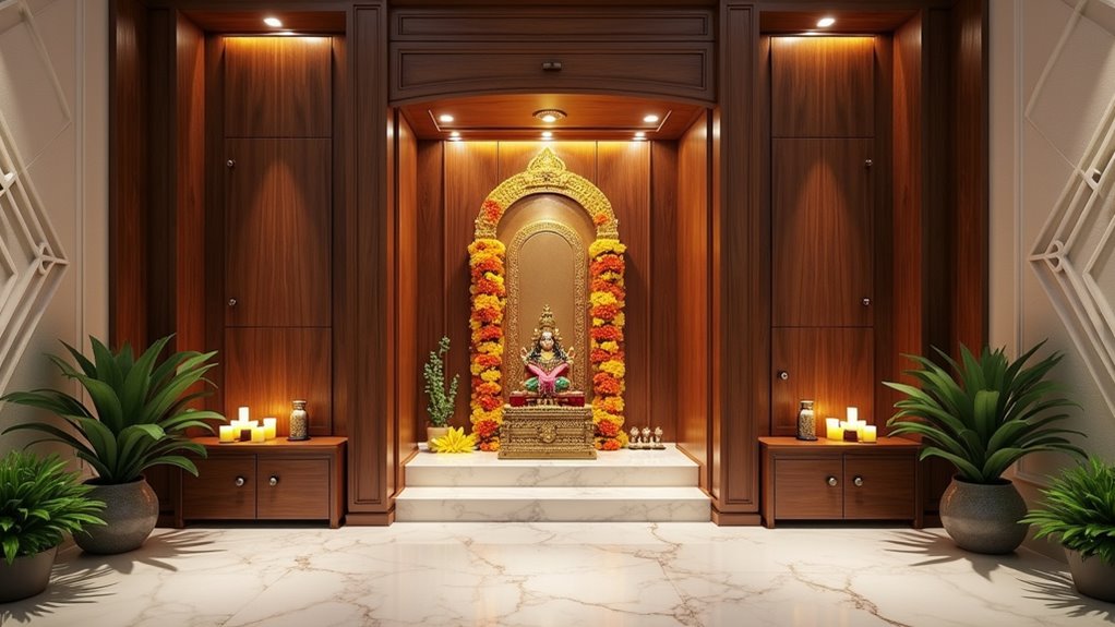 modern indian pooja room ideas