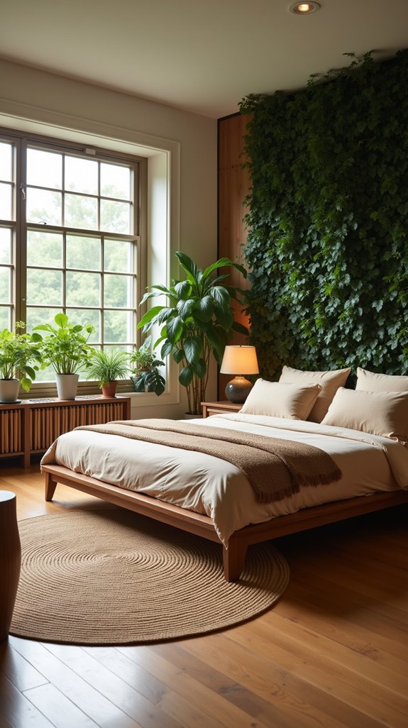 natural serenity in bedrooms