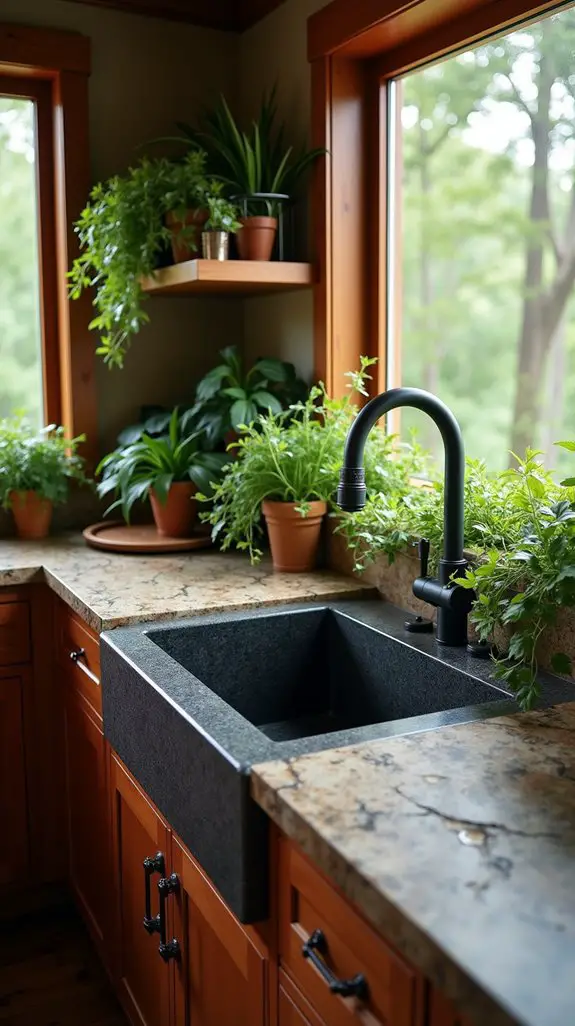 natural stone kitchen design