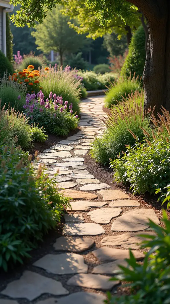 natural stone pathway design