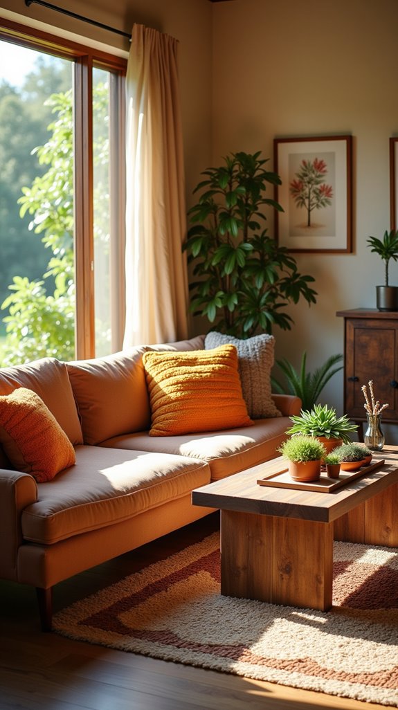 nature inspired harmonious decor