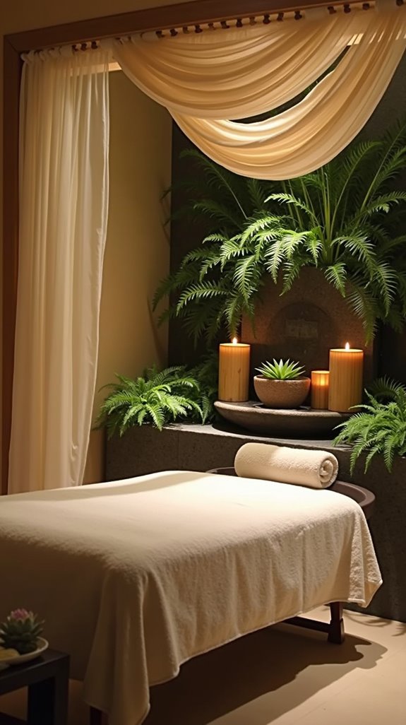 nature inspired home spa design