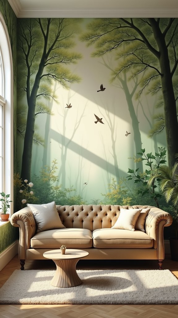 nature inspired mural designs