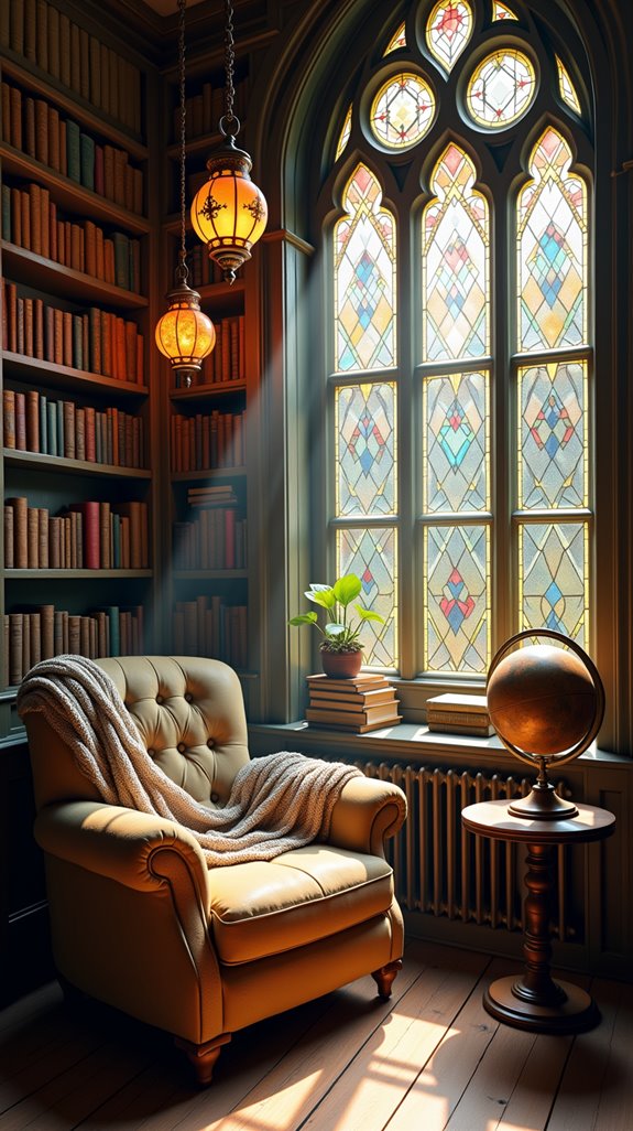 nostalgic literary retreat atmosphere