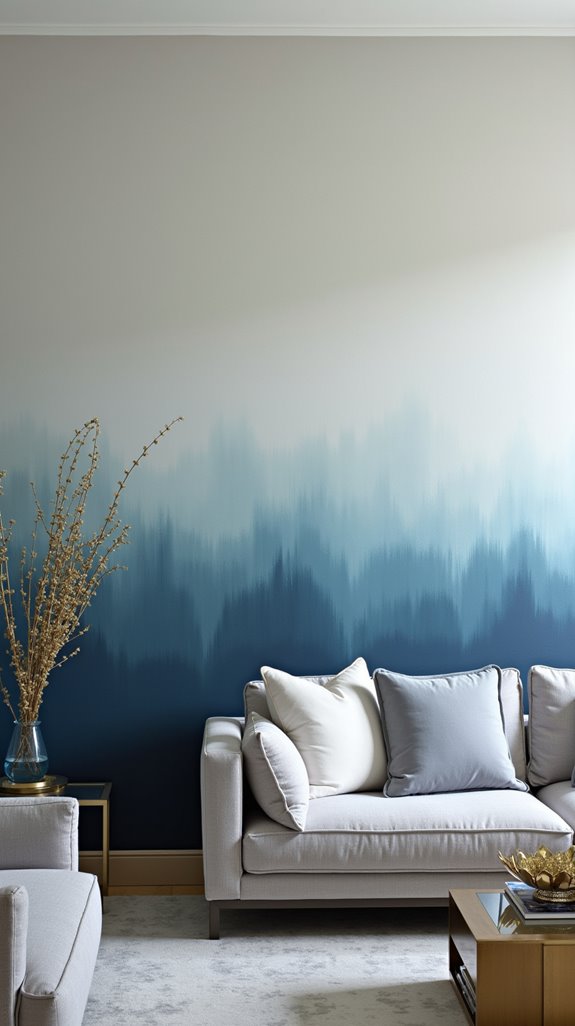 ombre wall design impact