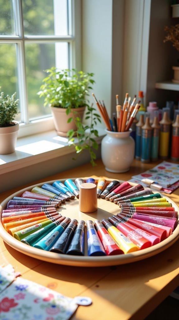 organized craft supply accessibility