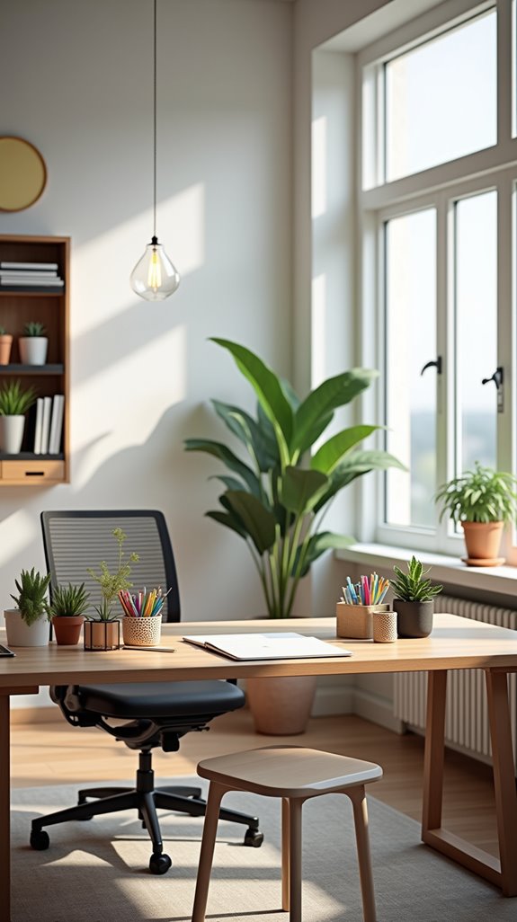 organized workspace for productivity