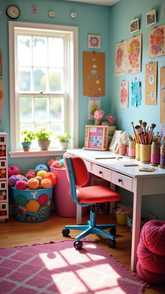 organized zones for crafting