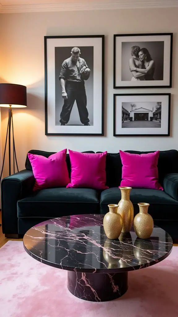 personalize pink and black