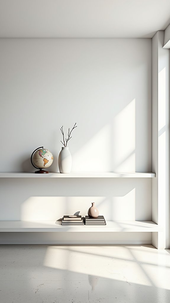 personalized ledge shelving display