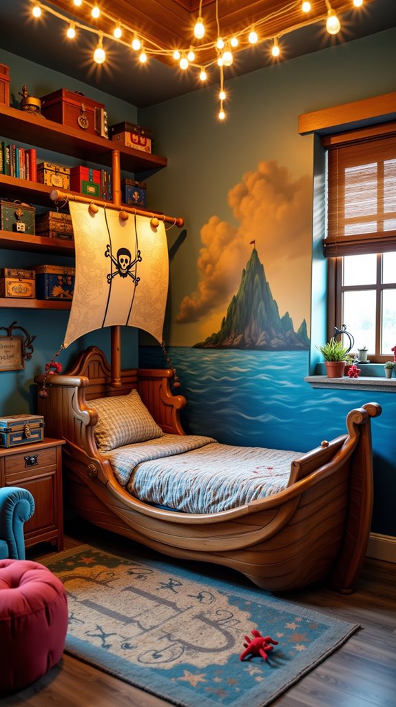 pirate themed adventure bedroom design