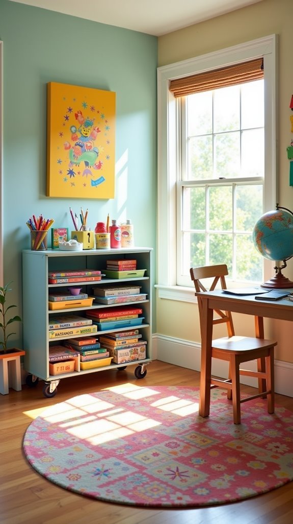 portable storage enhances organization