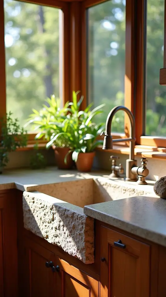 recycled stone sink sustainability