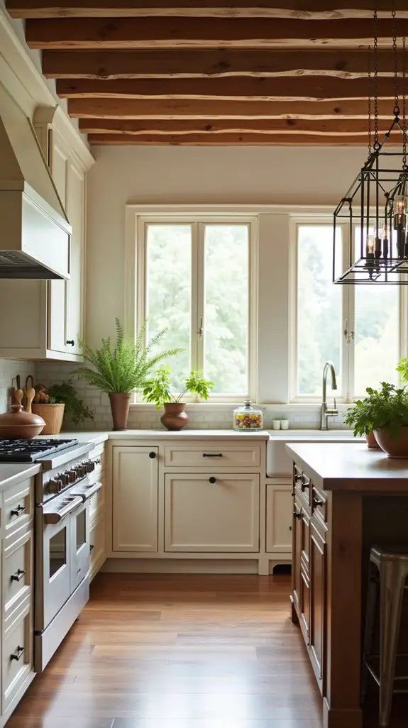 rustic kitchen with reclaimed wood