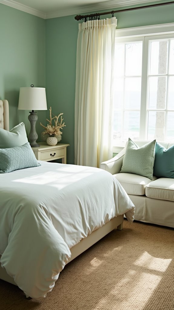 seafoam green coastal tranquility