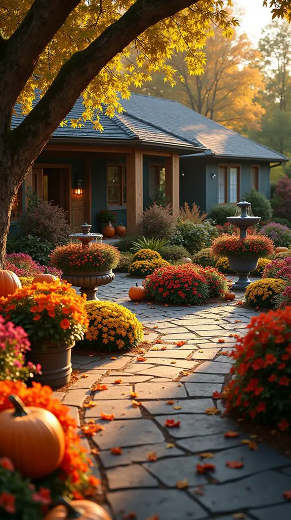 seasonal decor enhances gardens