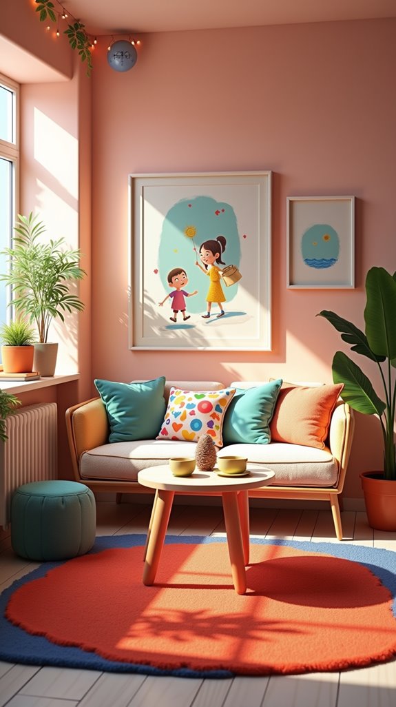 seasonal living room refresh