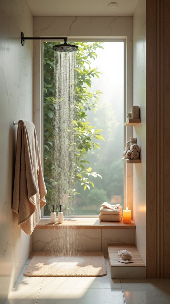 sensory shower texture enhancement