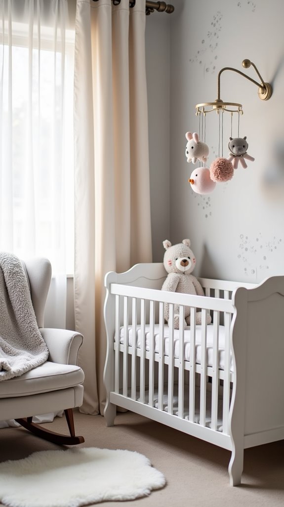 serene grey and white sanctuary