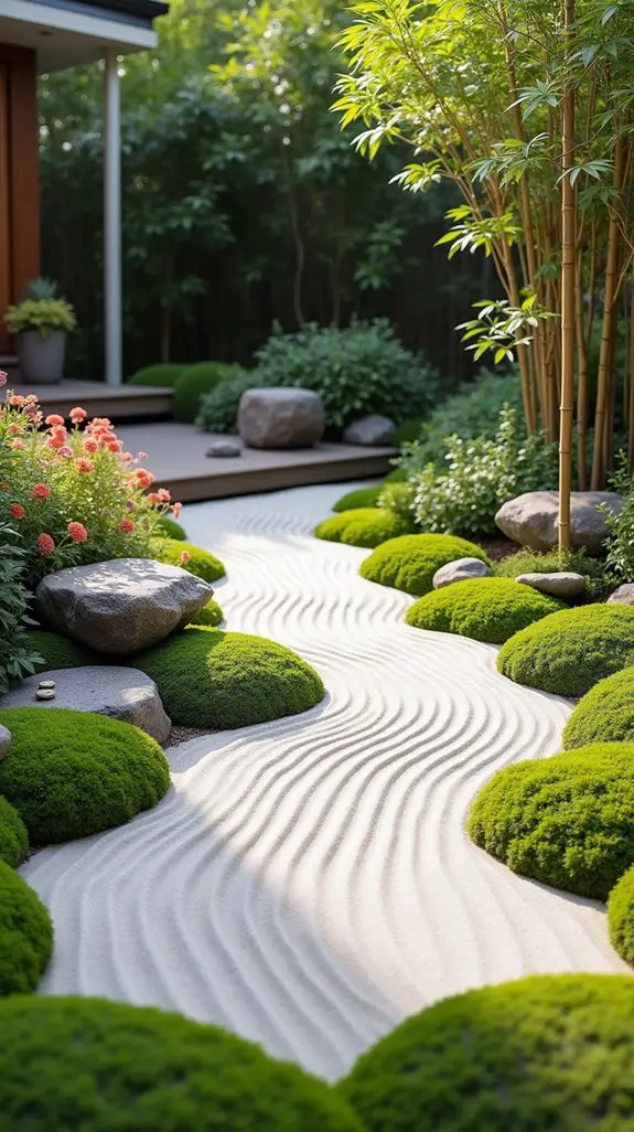 serene outdoor reflection space