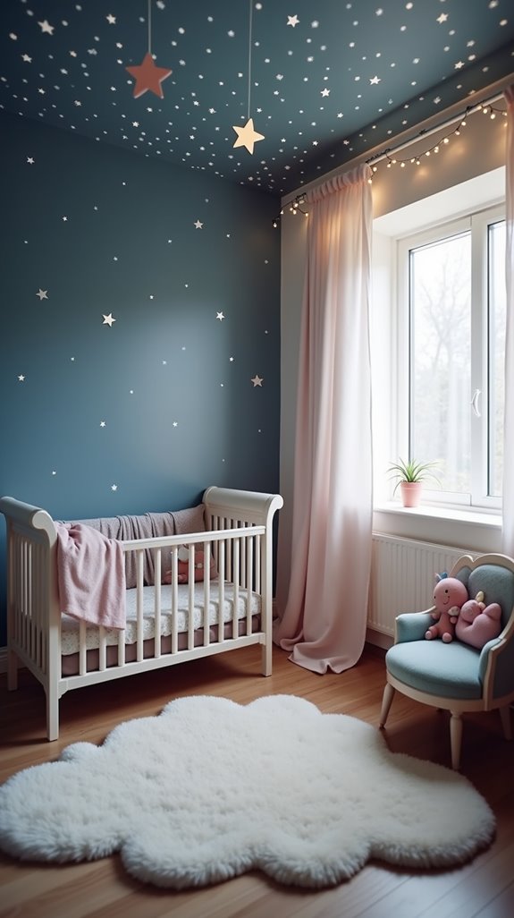 serene starry night nursery
