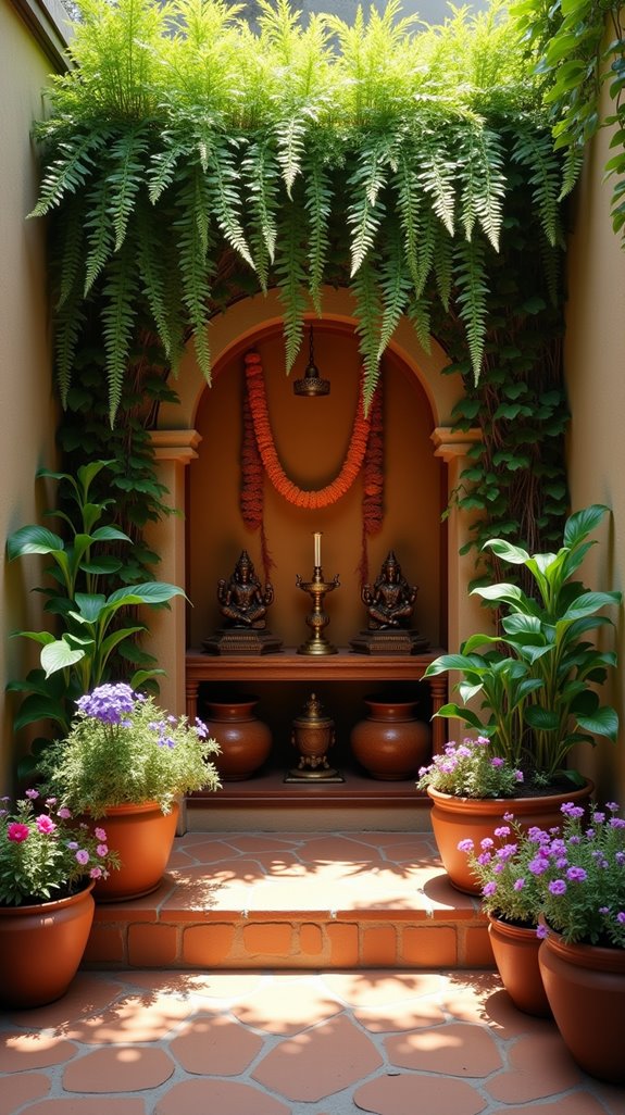 serene vertical garden sanctuary