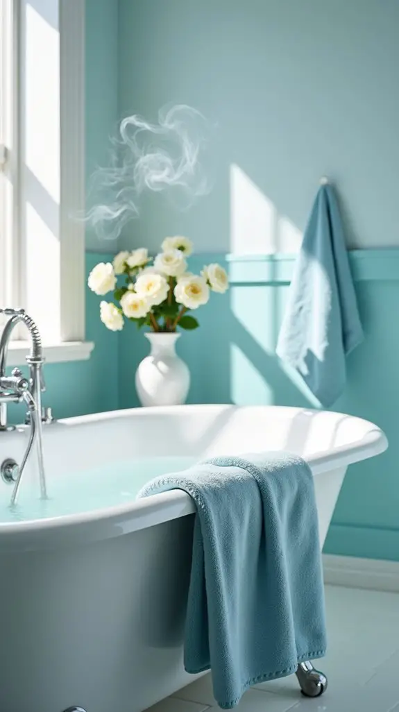 serene vibrant luxurious towels