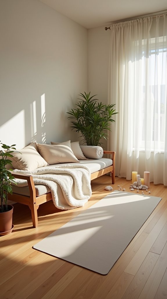 serene yoga corner essentials